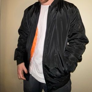 Black Bomber Jacket